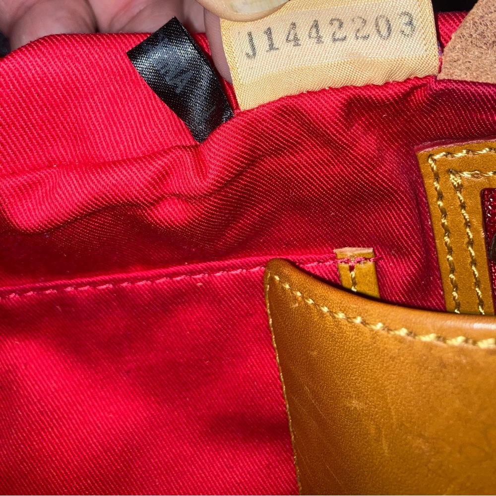 Dooney & Bourke Brown and Gold Signature Tote - Picture 13 of 16